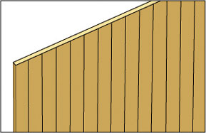 Dollhouse Miniature Scribed Sheathing, 1/4 X 1/32